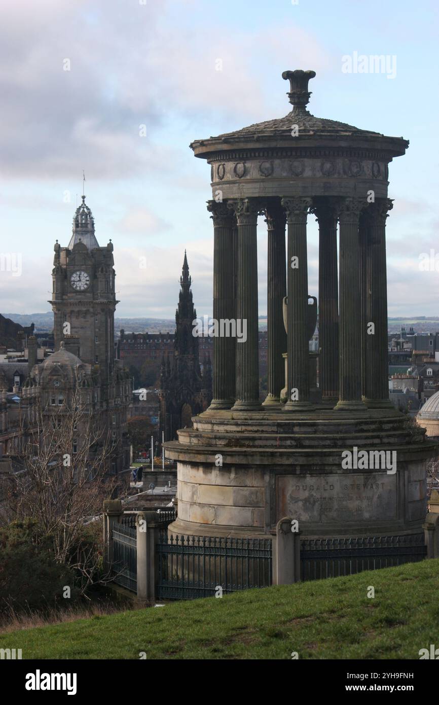 Dugald Stewart Monument, Edinburgh Stockfoto