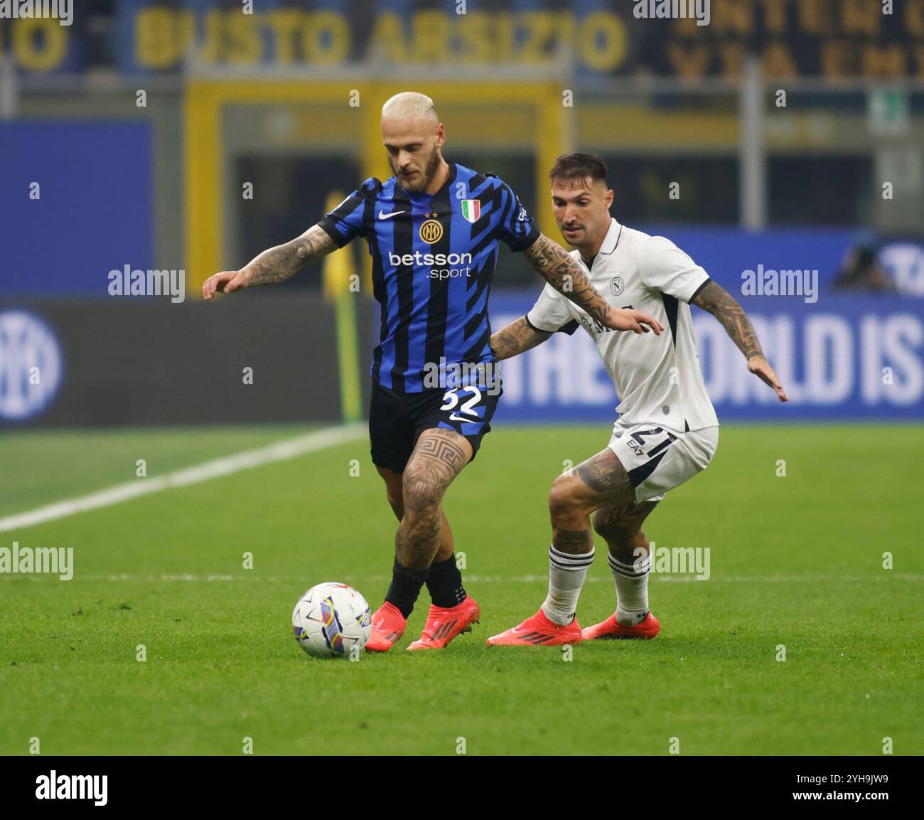 Italien, Mailand, 11. November 2024, Italian Series A, FC Inter vs SSC Napoli Credit: Nderim Kaceli/Alamy Live News Stockfoto