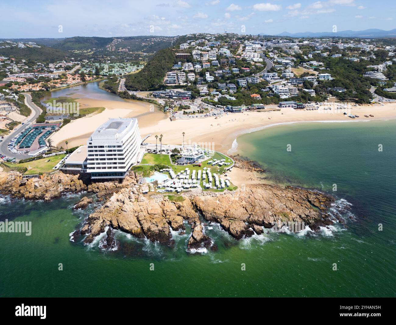 Beacon Island Resort, Plettenberg Bay, Südafrika Stockfoto