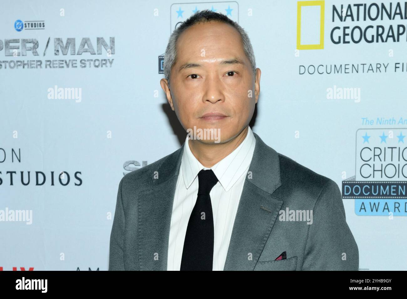 New York, USA. November 2024. Ken Leung nahm am 10. November 2024 an den 9. Annual Critics Choice Documentary Awards im Edison Ballroom in New York Teil. (Foto: Efren Landaos/SIPA USA) Credit: SIPA USA/Alamy Live News Stockfoto