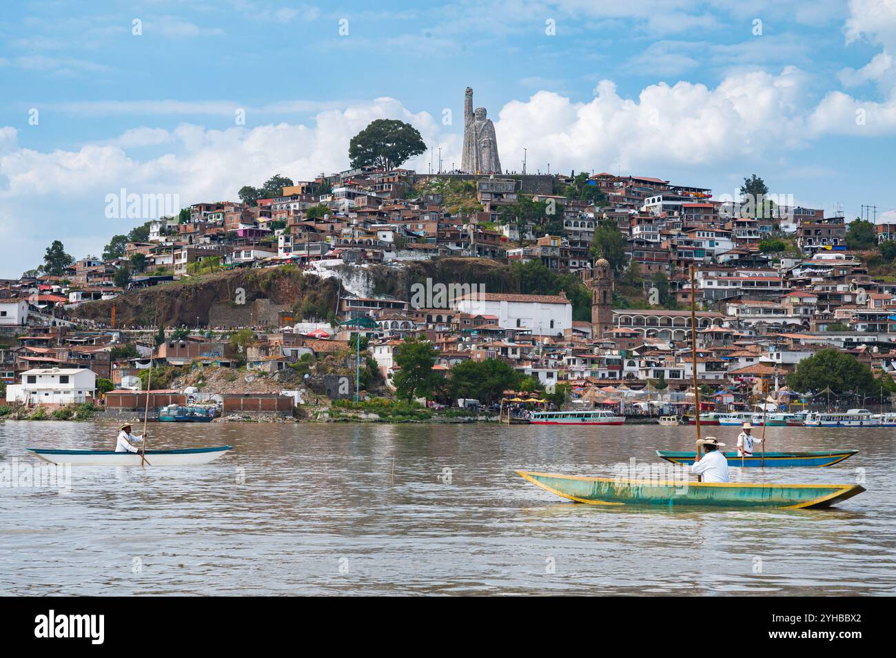 Wunderschöne Insel Janitzio, Patzcuaro, Michoacan Stockfoto