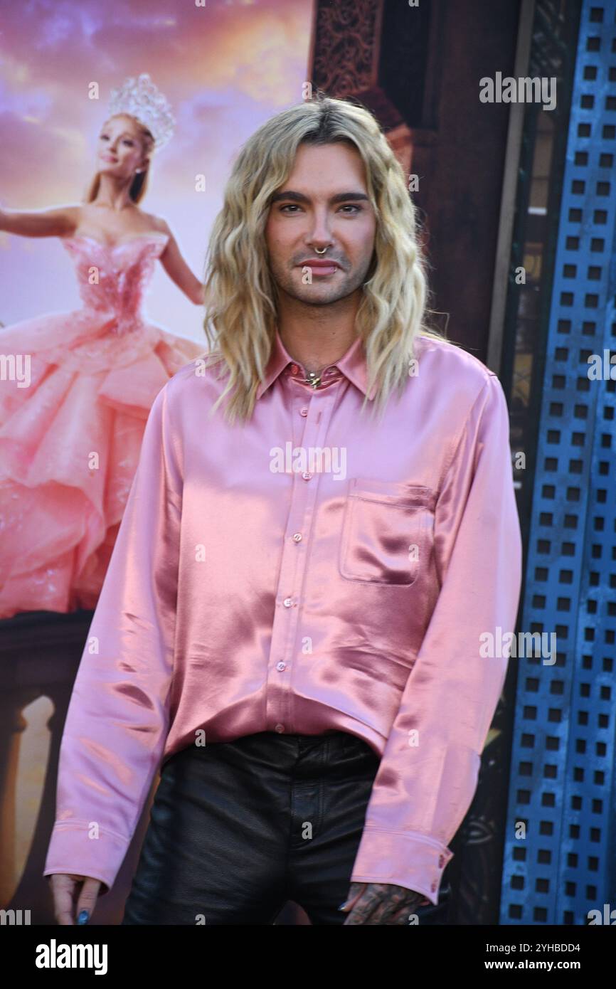9. November 2024 Bill Kaulitz nimmt am 9. November 2024 im Dorothy Chandler Pavilion in Los Angeles, Kalifornien, Teil. Foto: Barry King/Alamy Stock Photo Stockfoto