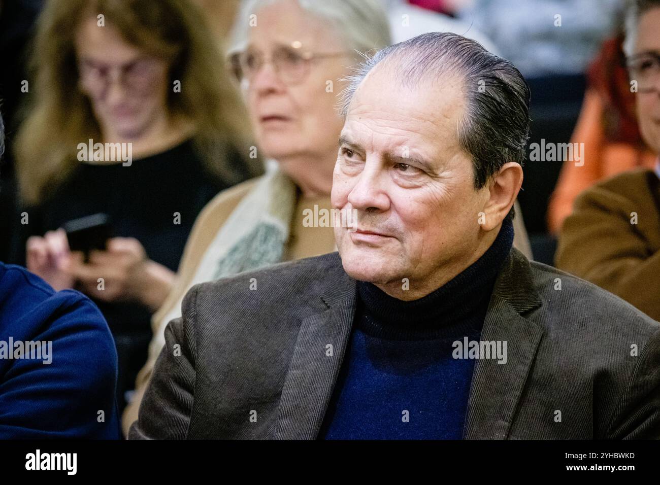 Jean Christophe Cambadelis sozialistischer Aktivist bei den Herbstversammlungen der Sozialistischen Partei anwesend. Stockfoto