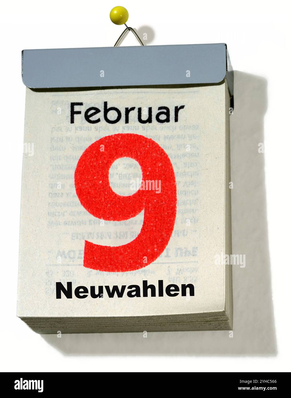 Neuwahlen am 9. Februar 2025, Spekulation um mögliche Wahltermine, Kalender, Berlin, November 2024 Deutschland, Berlin, 2024, Neuwahlen am 9. Februar 2025, Spekulation um mögliche Wahltermine, wahrscheinlicher Termin 09.02.2025, Kalender zur Bundestagswahl, Politik, *** Neuwahlen am 9. Februar 2025, Spekulation über mögliche Wahltermine, Kalender, Berlin, November 2024 Deutschland, Berlin, Berlin, 2024, Neuwahlen am 9. Februar 2025, Spekulationen über mögliche Wahltermine, wahrscheinliches Datum 09 02 2025, Kalender für Bundestagswahlen, Politik, Stockfoto