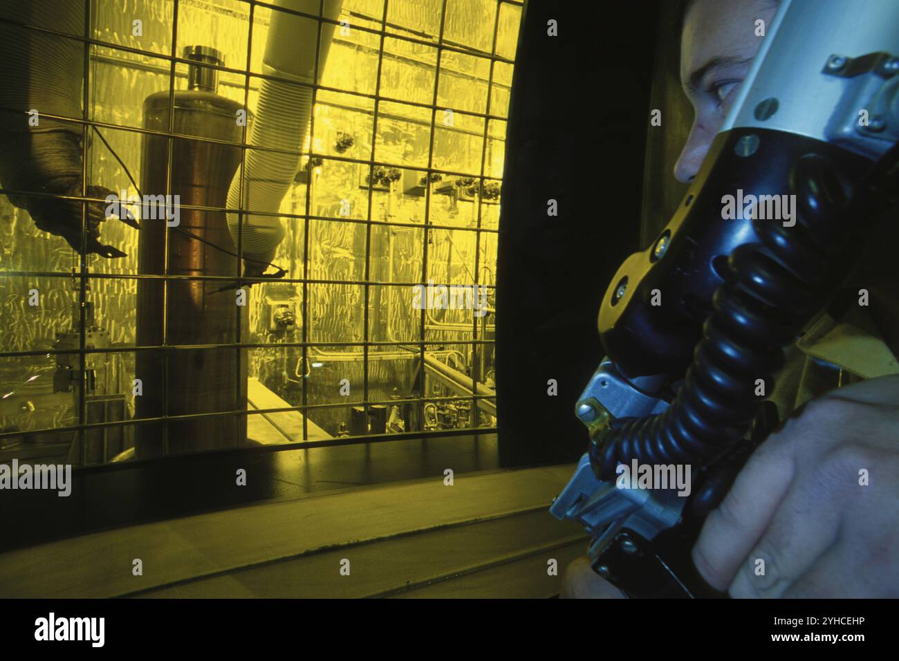 Arbeiten mit hochradioaktiven Abfällen, South Carolina, USA. Stockfoto