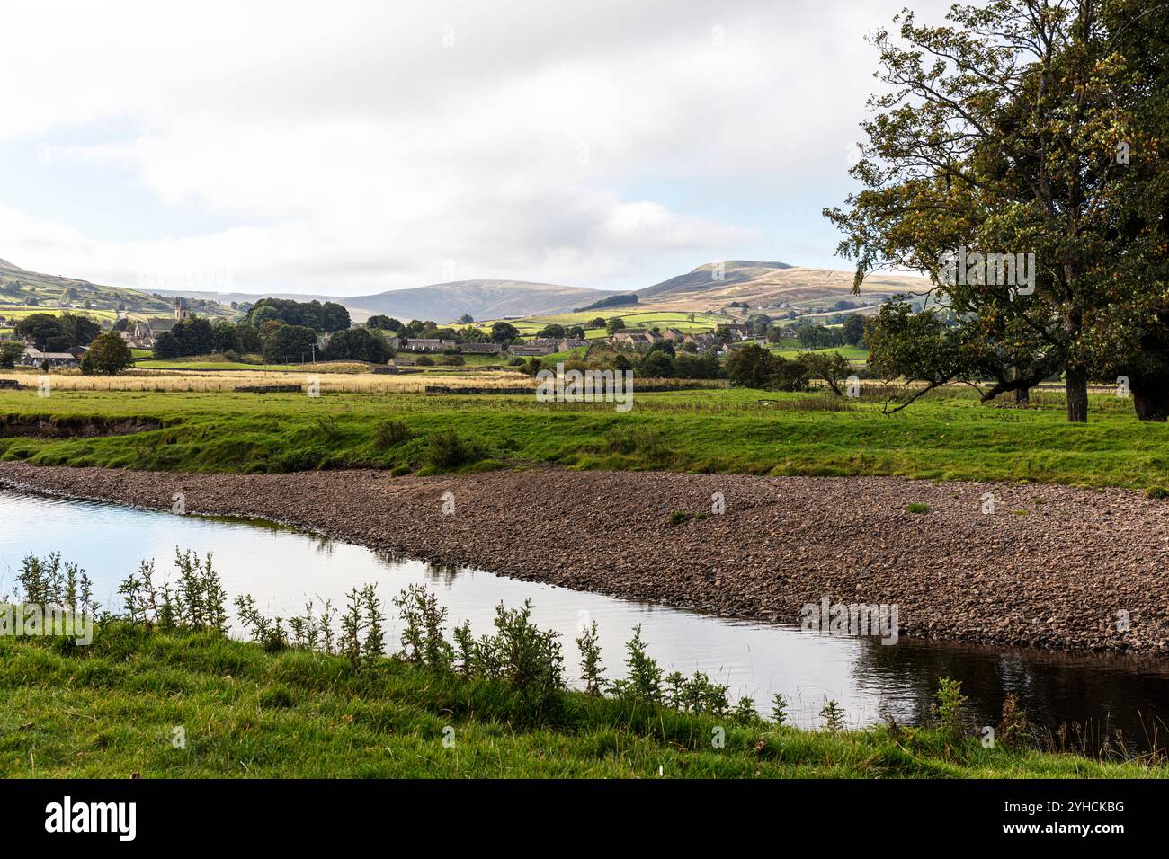Pennine Way, Wensleydale, Yorkshire Dales, Yorkshire, Vereinigtes Königreich, England, in der Nähe von Hawes, Wandern, Wandern, Pennine Way Wanderung, Stockfoto