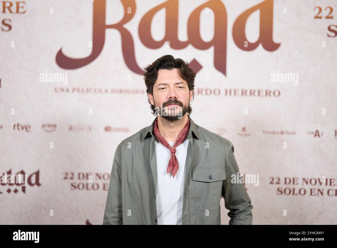 Madrid. Spanien. 20241111 nimmt Alvaro Morte am 11. November 2024 in Madrid, Spanien, am „Raqa“ Photocall im URSO Spa Hotel Teil Stockfoto