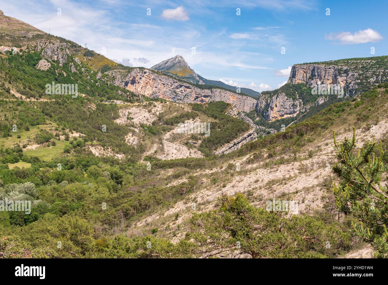 Die Schlucht des Verdon, die Schlucht des Flusses Verdon, gilt als einer der größten Schluchten Europas und touristischer Hotspot Frankreichs Stockfoto