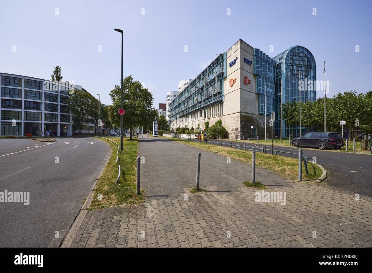 WDR-Sendezentrum an der Stromstraße in Düsseldorf, Landeshauptstadt, unabhängige Stadt, Nordrhein-Westfalen, Deutschland, Europa Stockfoto