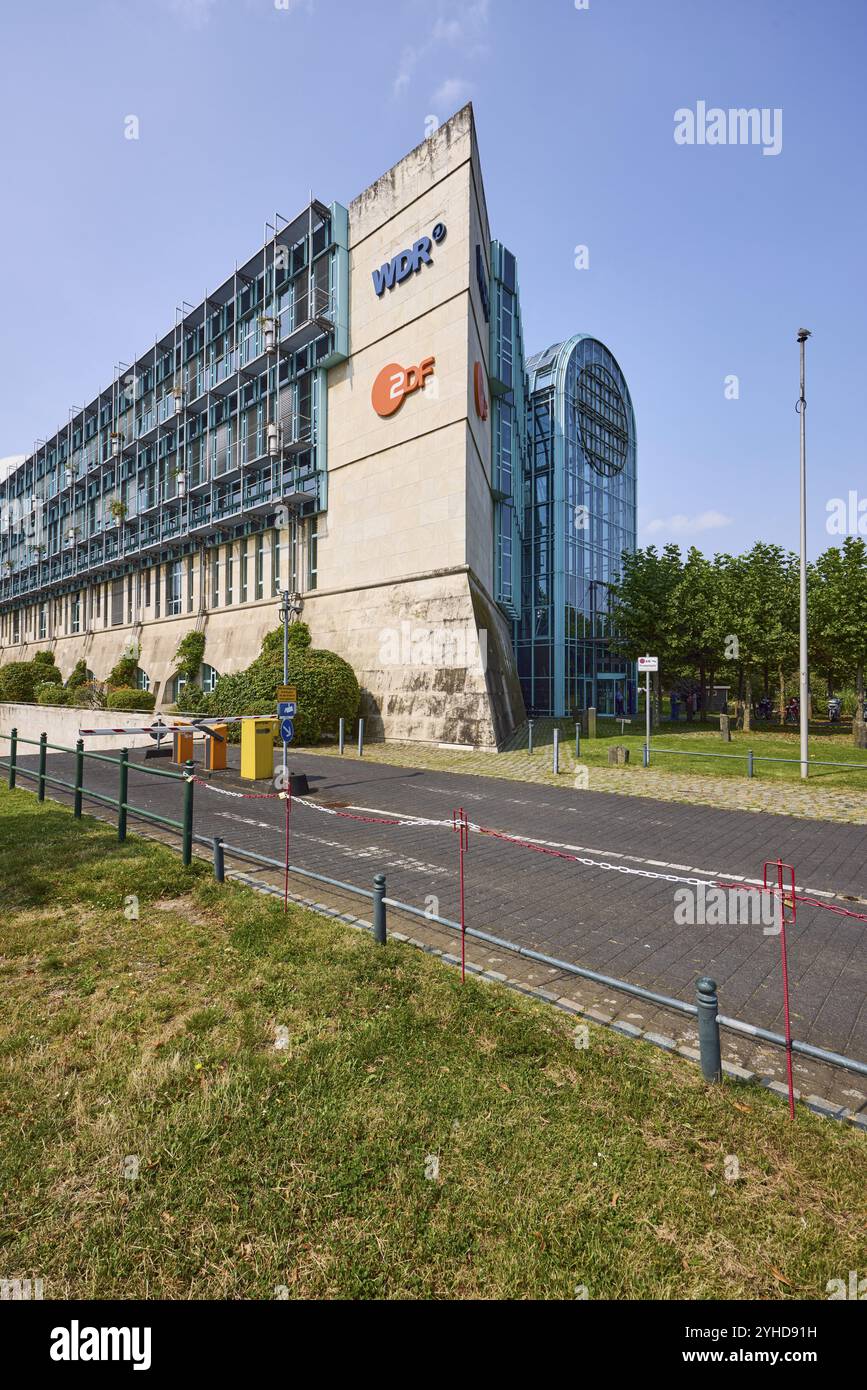 WDR-Sendezentrum an der Stromstraße in Düsseldorf, Landeshauptstadt, unabhängige Stadt, Nordrhein-Westfalen, Deutschland, Europa Stockfoto