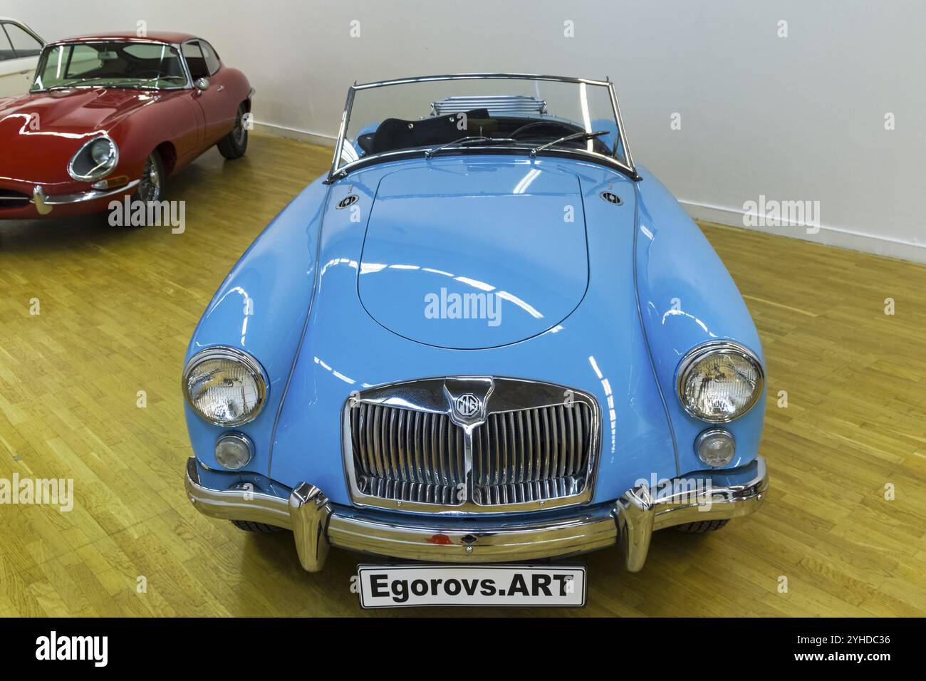 Moskau, Russland, 10. November 2018: Auto MG 1600 MK II (hergestellt 1962) auf der Ausstellung alter und seltener Autos, Europa Stockfoto