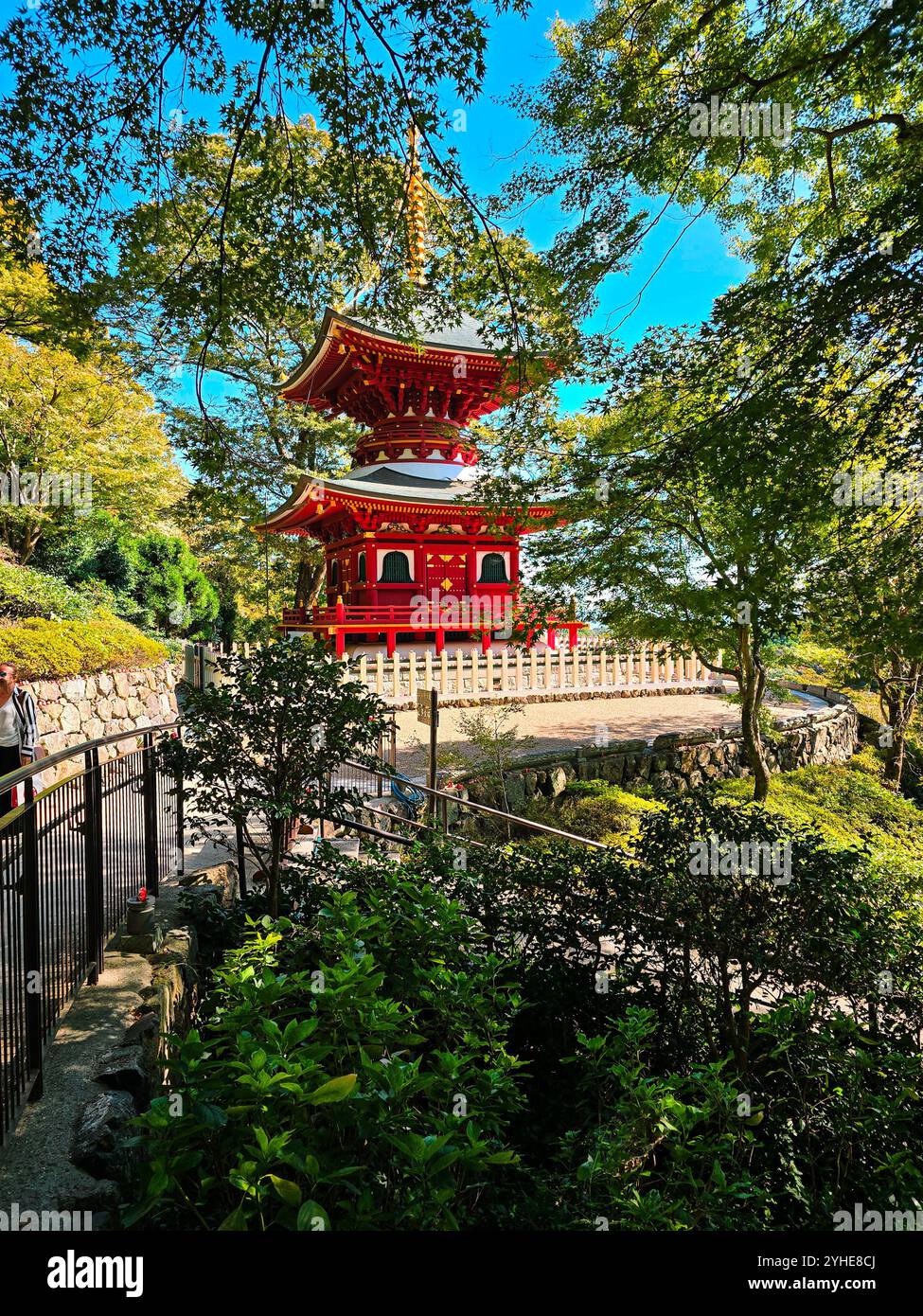 Katsuo-JI-Tempel Kyoto Japan - Smartphone-aufgenommenes Stockfoto