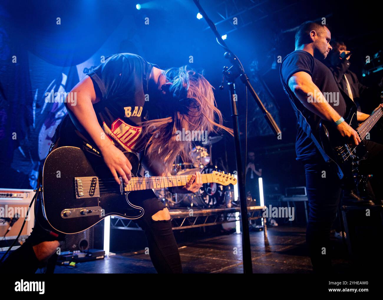 Fell Out Boy (Fall Out Boy Tribute Band) tritt an der O2 Academy Islington, London auf © Clarissa Debenham (Film Free Photography) / Alamy Stockfoto