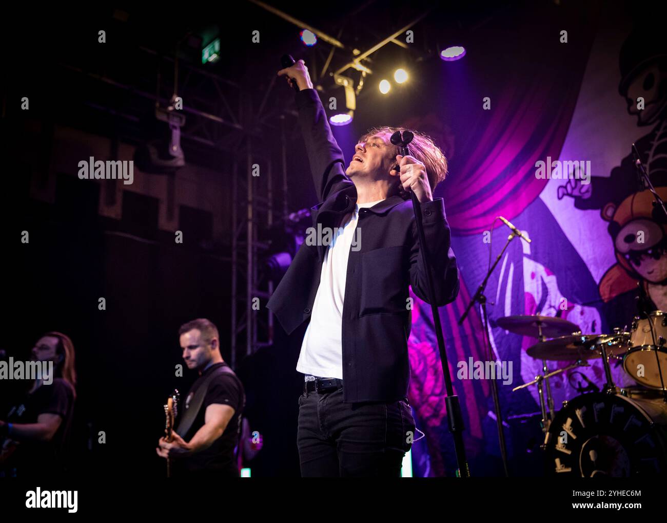 Fell Out Boy (Fall Out Boy Tribute Band) tritt an der O2 Academy Islington, London auf © Clarissa Debenham (Film Free Photography) / Alamy Stockfoto