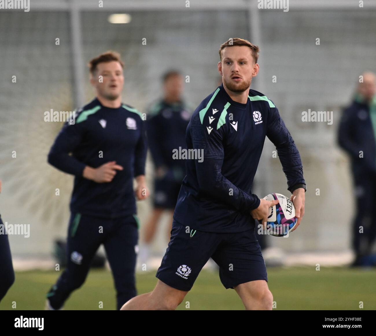 Oriam Sports Centre . Edinburgh Schottland Vereinigtes Königreich 11. November 24. HERBSTTESTS 2024/25 Schottland Training vor dem Spiel gegen Portugal. Rory Hutchinson Scotland Credit: eric mccowat/Alamy Live News Stockfoto