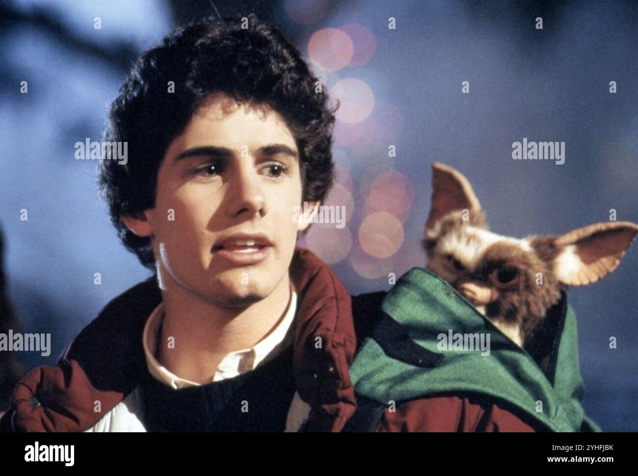 GREMLINS 1984 Warner Bros. Film mit Zach Galligan als Billy Peltzer Stockfoto
