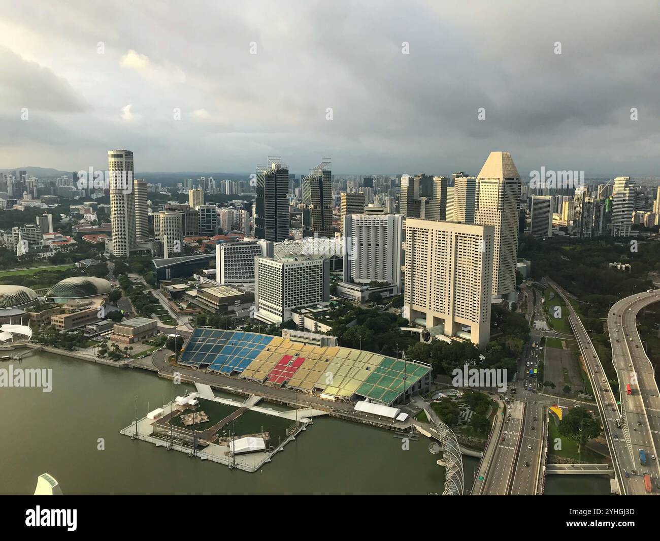 Formel 1/F1-Rennstrecke in Singapur Stockfoto
