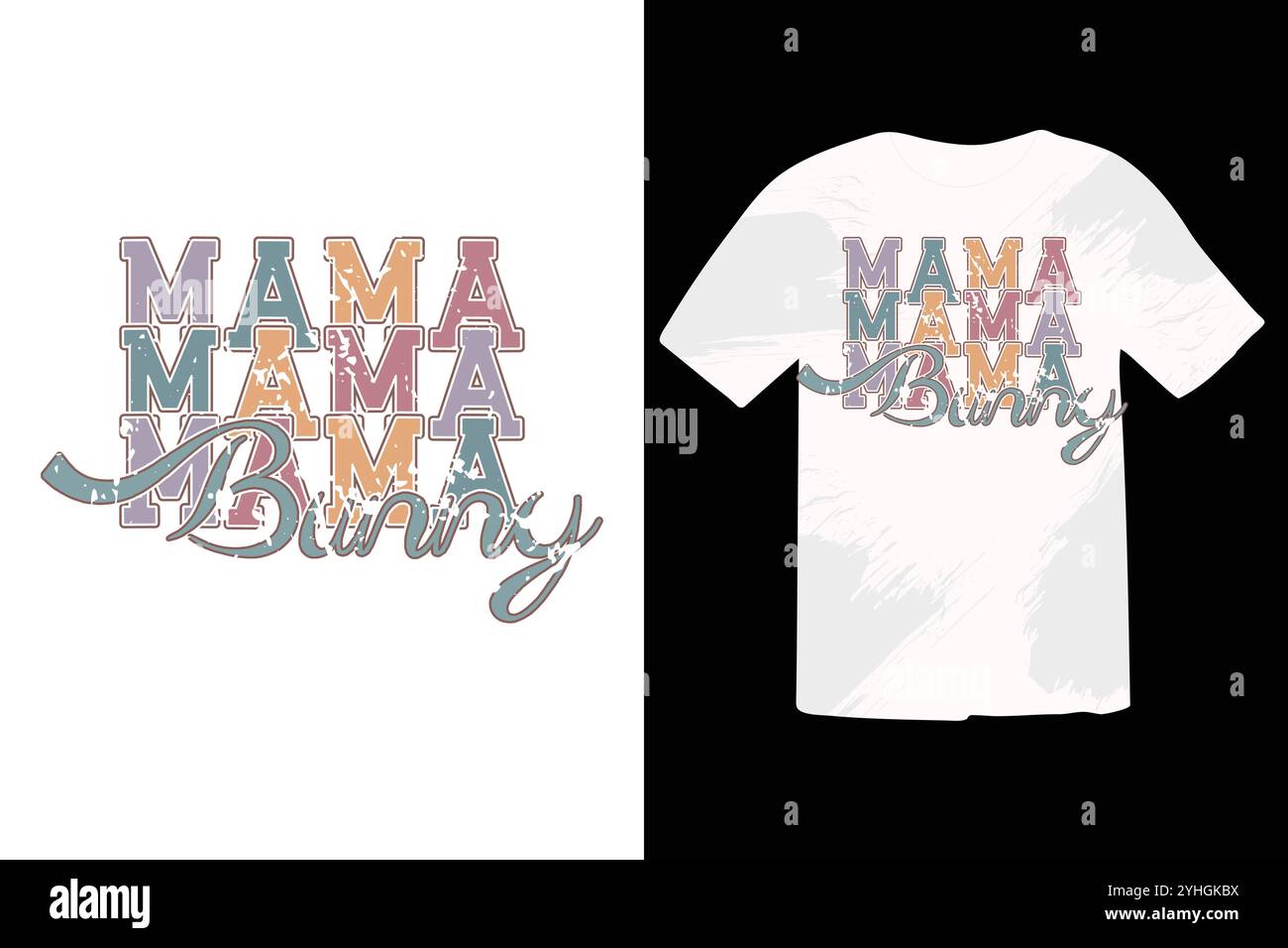 Ester SVG T-Shirt-Design Stock Vektor