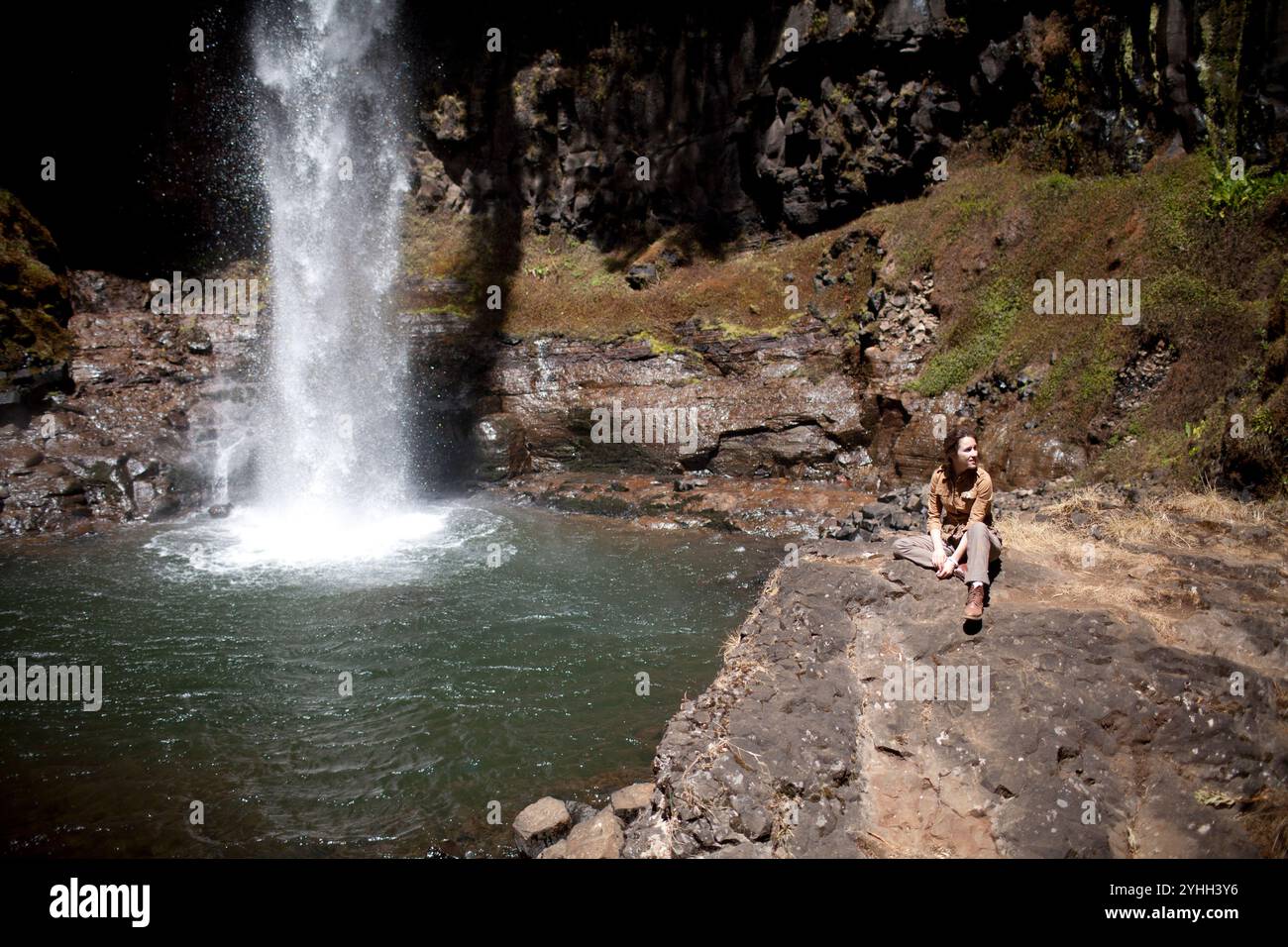 Aberadres-Nationalpark in Kenia Stockfoto