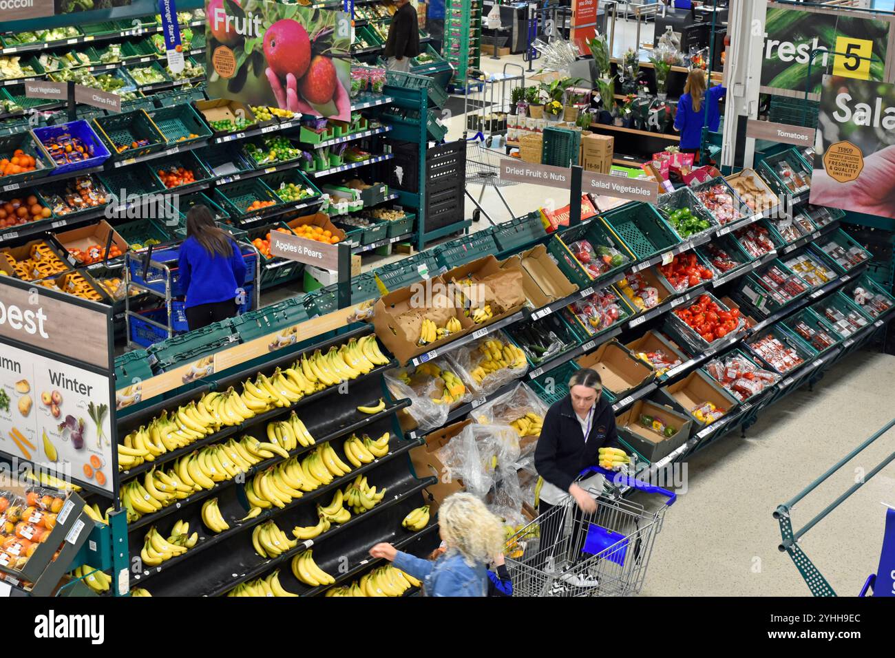 Tesco Extra Supermarkt in Antrim, Nordirland Stockfoto