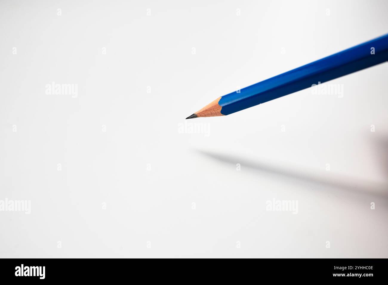 Blauen Stift Stockfoto