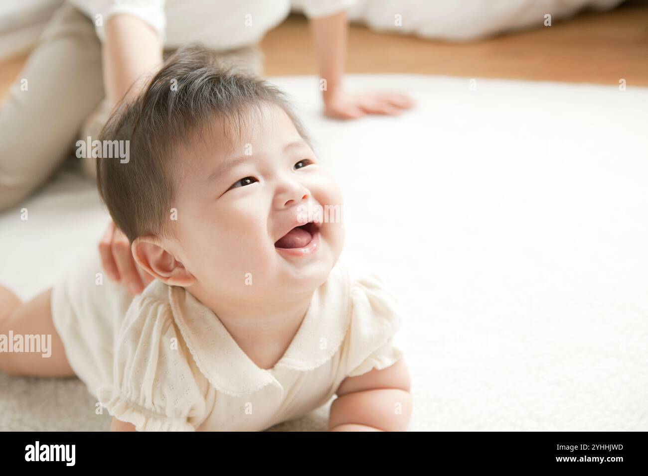 Lebendiges Kleinkind Stockfoto