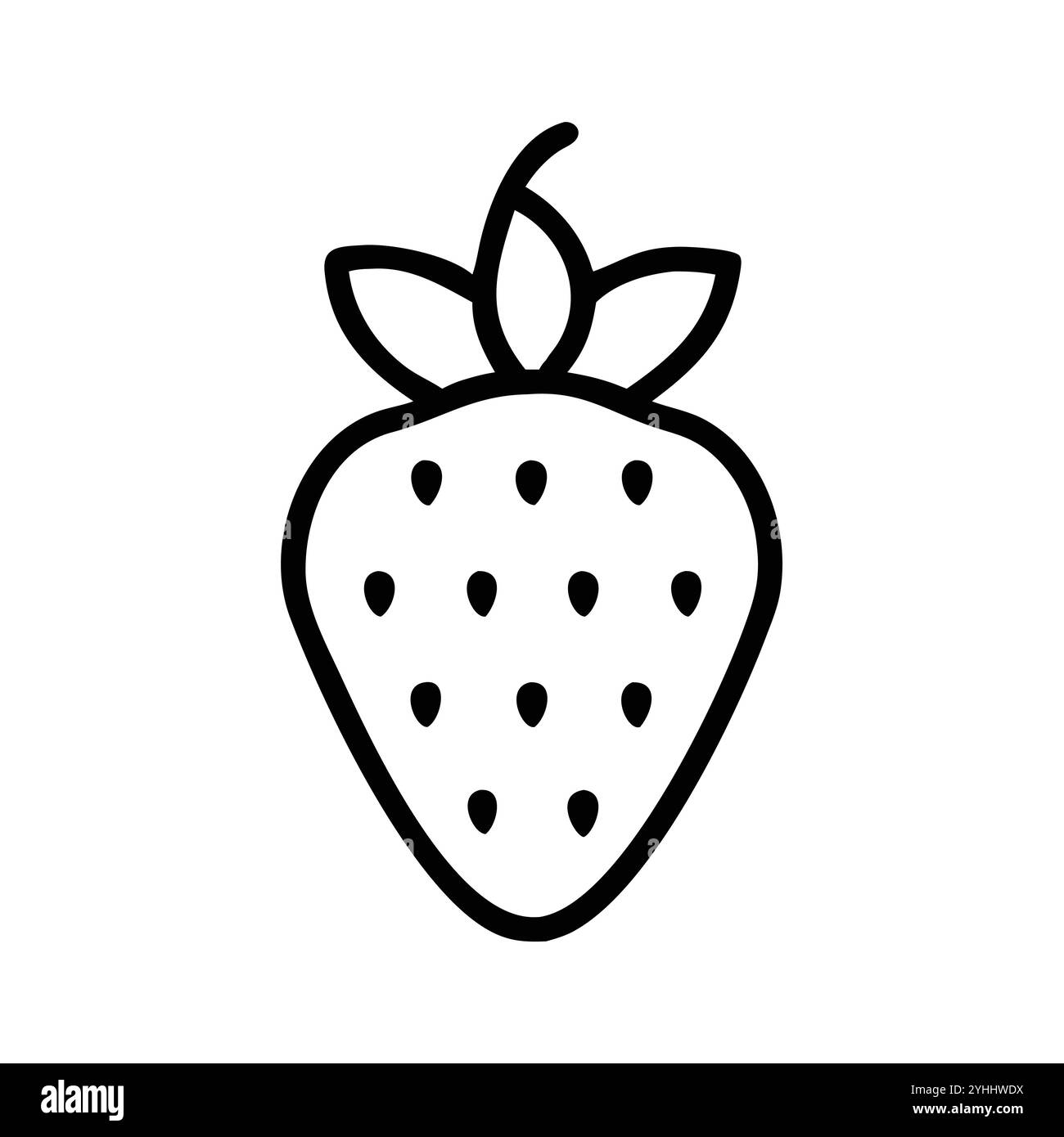 Einfache Vektor-Illustration einer Ananas, in einem einfachen und sauberen Stil, geeignet für Lebensmittel und Gesundheit Themen. Flache Illustration der Früchte. Stock Vektor