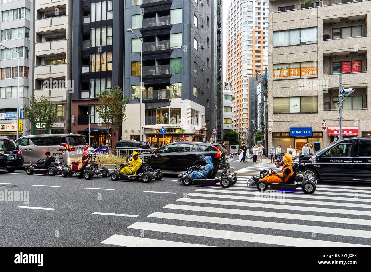 Straßen von Tokio Stockfoto