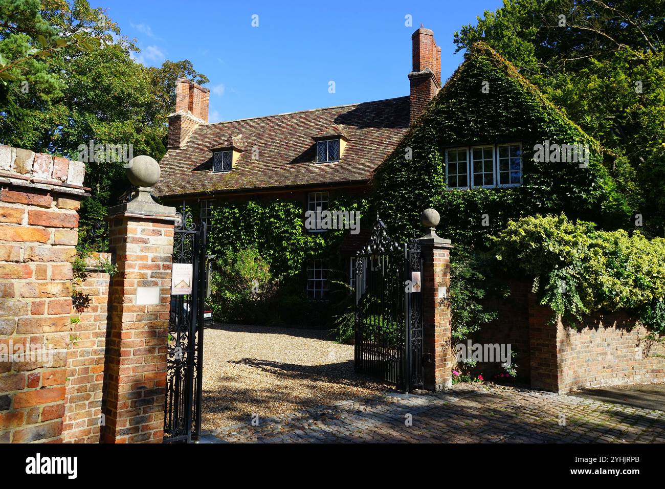 Das alte Vikarage in Grantchester Stockfoto