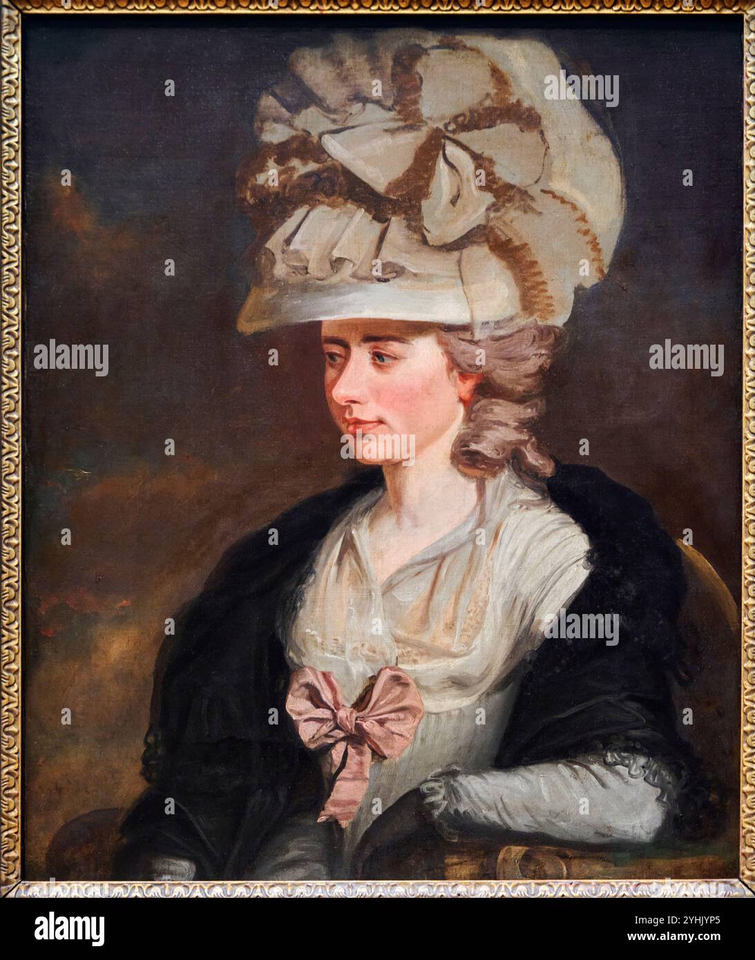 Fanny Burney, 1752–1840, ca. 1785, von Edward Francisco Burney, National Portrait Gallery, London, Großbritannien Stockfoto