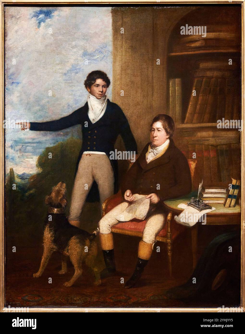 Munnoo (William Munnew) und William Hickey, 1819, von William Thomas, National Portrait Gallery, London, UK Stockfoto