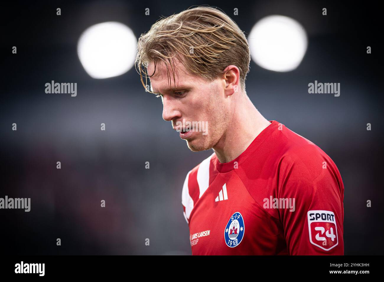 Silkeborg, Dänemark. November 2024. Tonni Adamsen (23) von Silkeborg IF im 3F Superliga-Spiel zwischen Silkeborg IF und Randers FC im Jysk Park in Silkeborg. Stockfoto