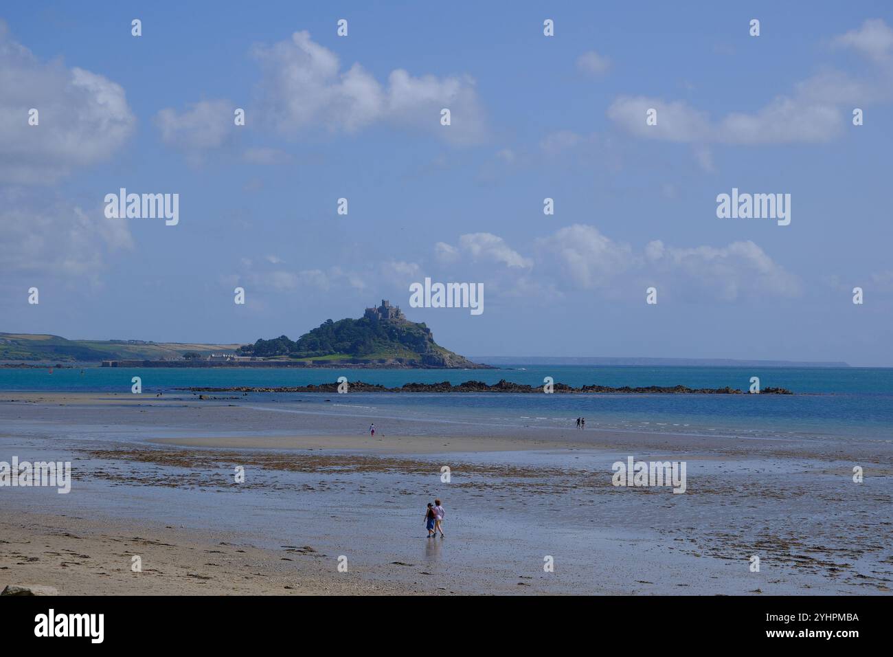Englische Küste in Penzance Stockfoto