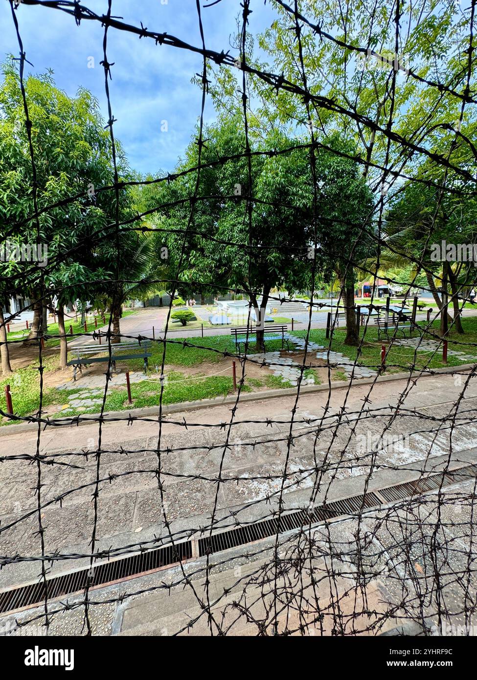 S21 Killing Fields & Tuol Sleng Museen, Verhörzentrum und Vernichtungslager, unter der Pol Pot Diktatur (1975-1979), Phnom Penh, Kambodscha Stockfoto