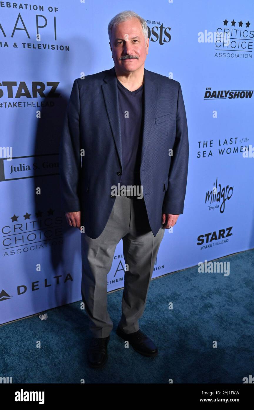 Hollywood CA USA – 12. November 2024: Keith Kupferer nimmt an der 3. Jährlichen Feier der AAPI Cinema & TV der Critics Choice Association Teil. Stockfoto