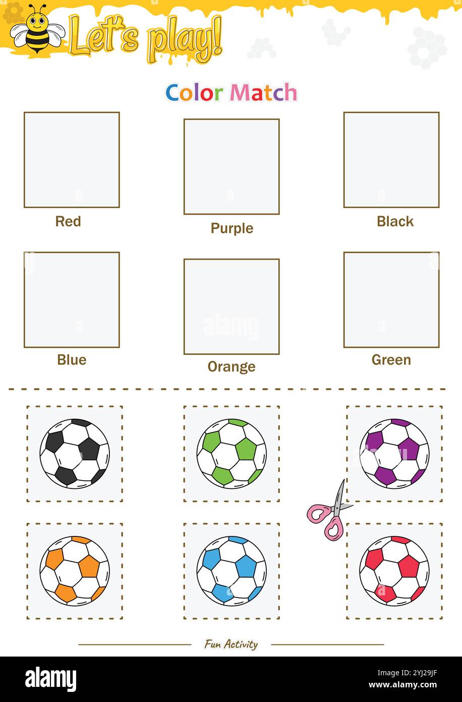 Farbanpassung im Beehive-Design Stock Vektor