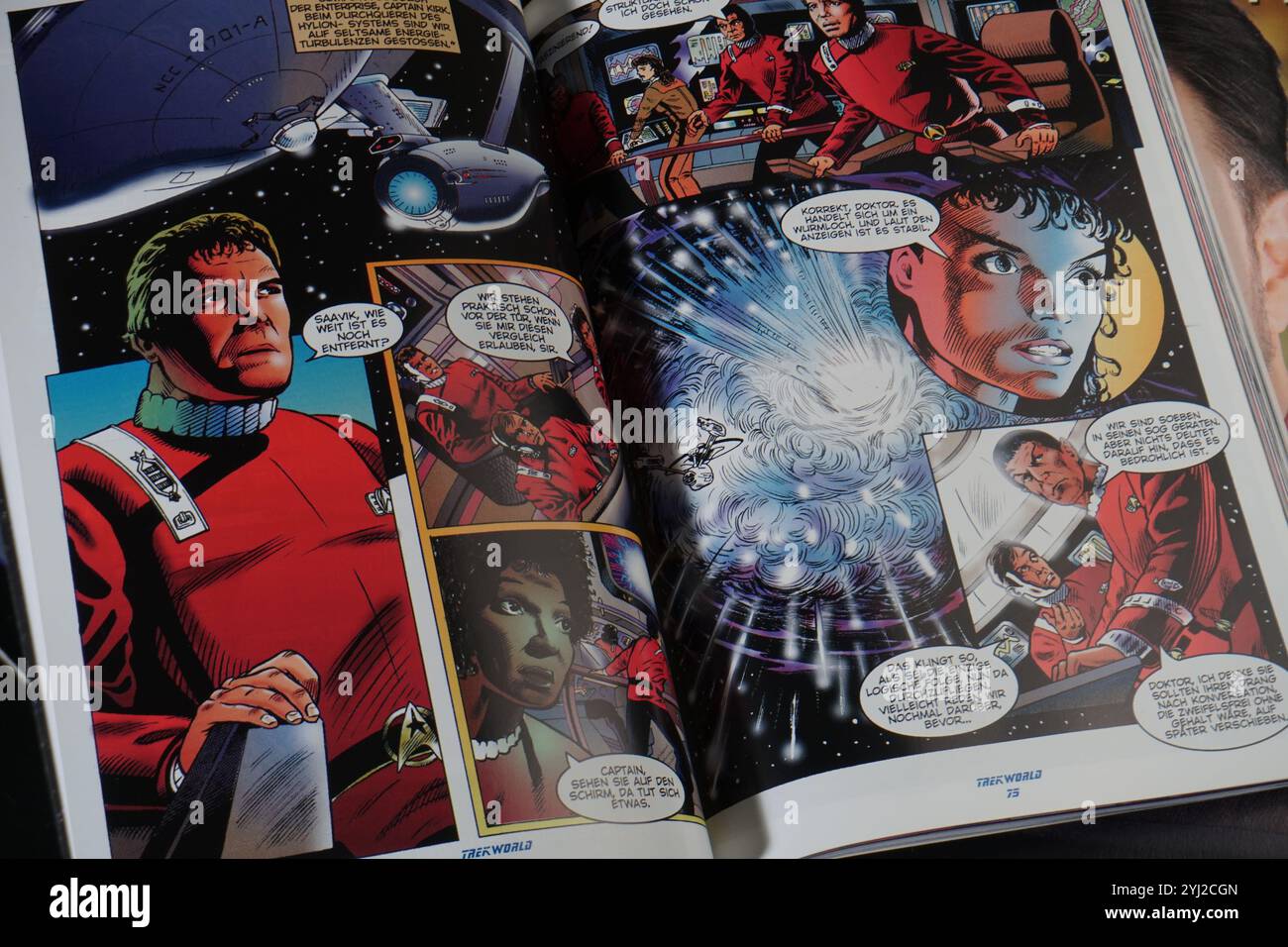 Star Trek Comic - Fan Kollektion Stockfoto