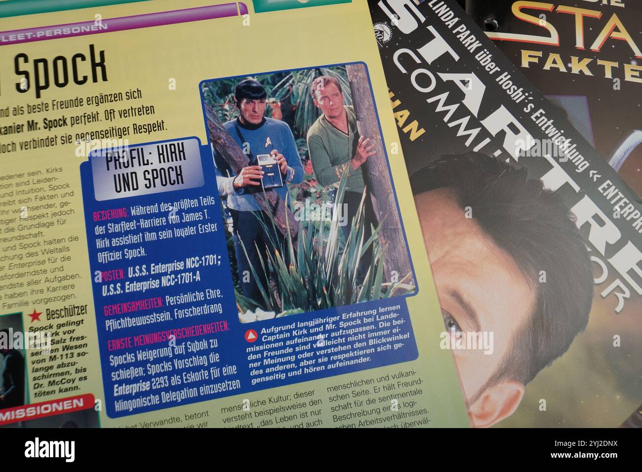 Star Trek Mr. Spock und Captain Kirk - Fan Collection Stockfoto