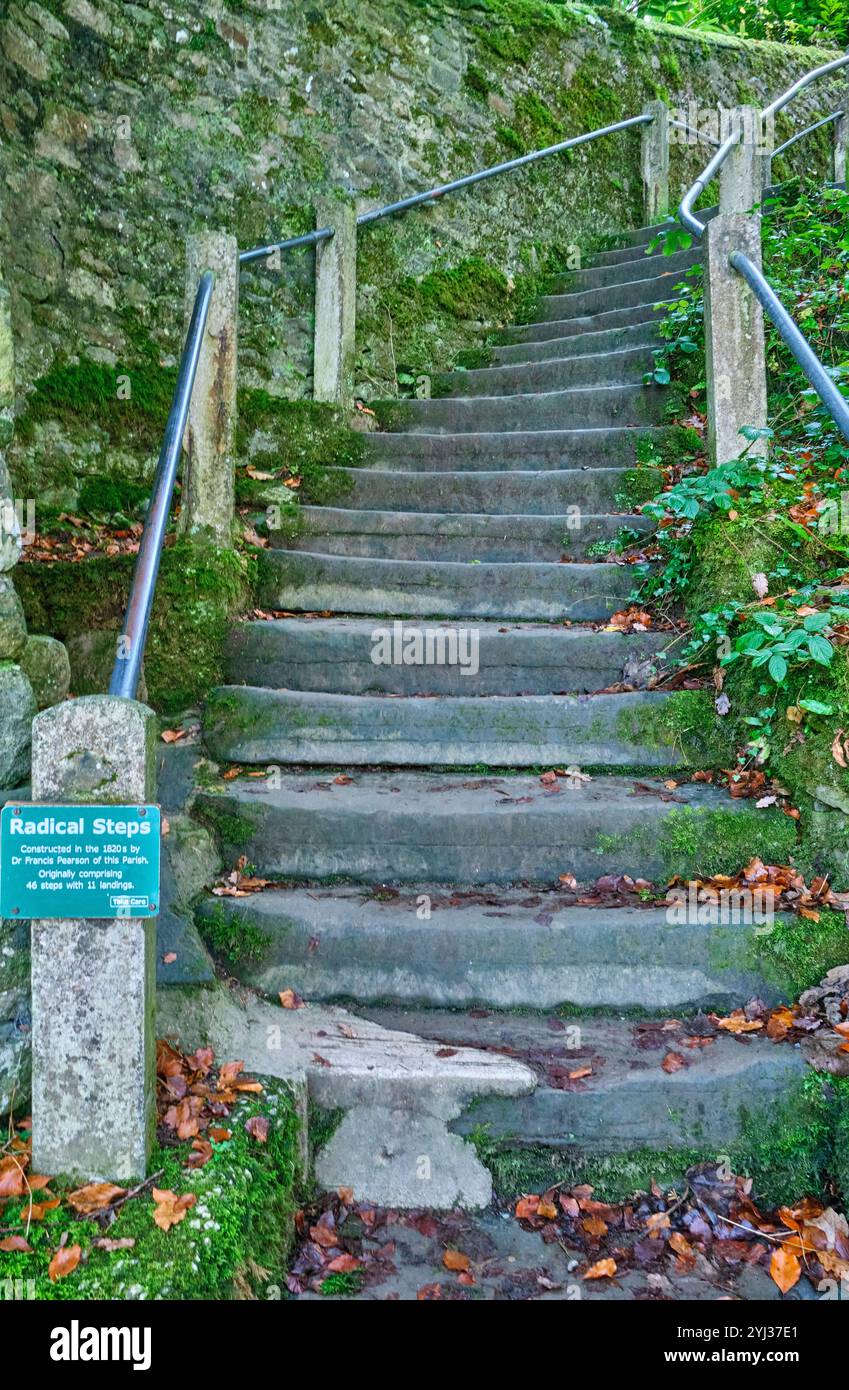 Radical Steps, Kirkby Lonsdale, Cumbria Stockfoto