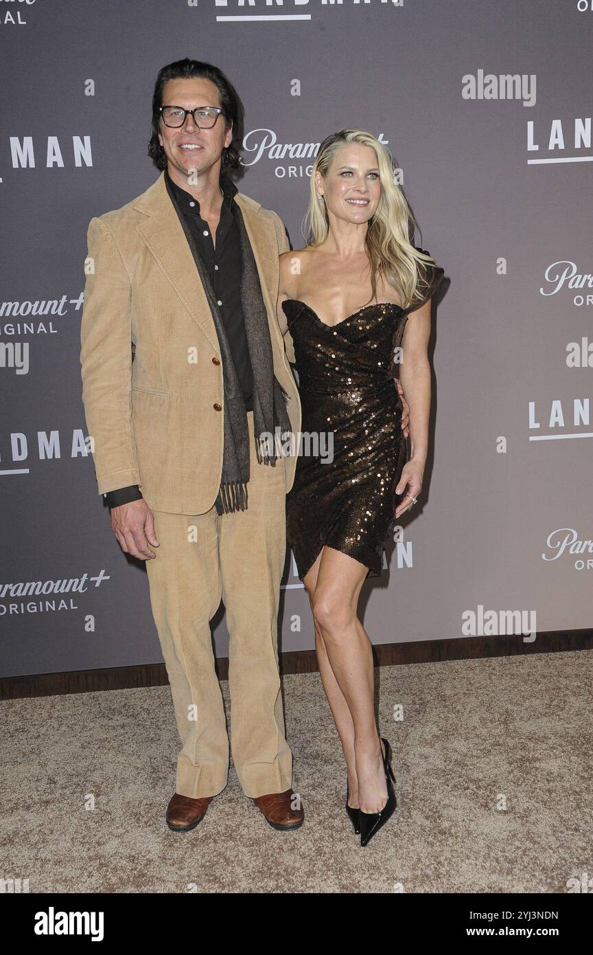 CA. 12. November 2024. Hayes MacArthur, Ali Larter bei Ankunft für LANDMAN Premiere, Paramount Theater, Los Angeles, CA, 12. November, 2024. Quelle: Elizabeth Goodenough/Everett Collection/Alamy Live News Stockfoto