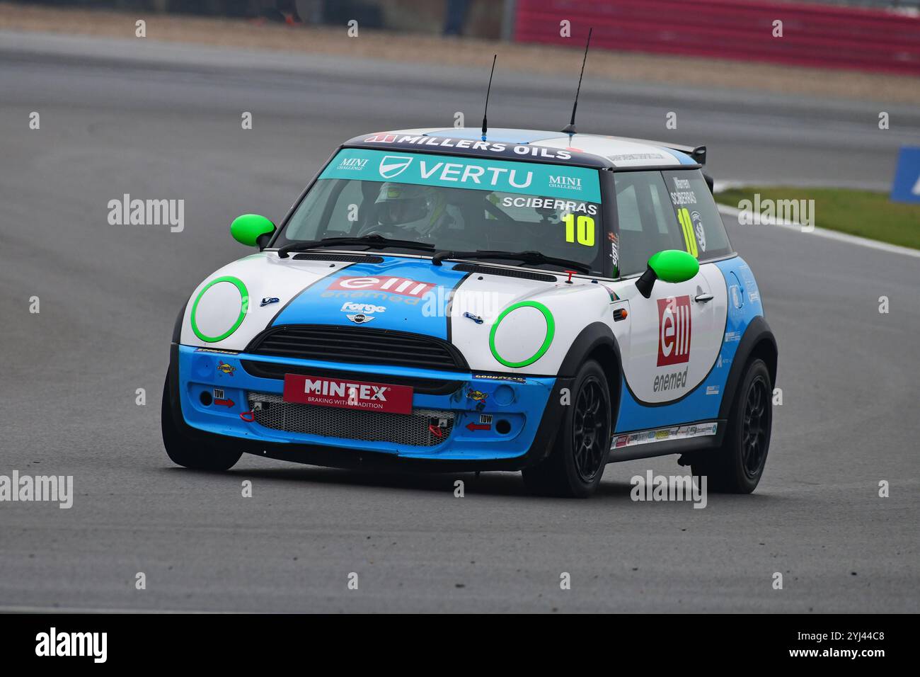 Warren Scibberas, Mannpower Motorsport, MINI Cooper, Vertu MINI Challenge Trophy 2024, 20-Minuten-Rennen, Single-Marque-Rennen, Autos basieren auf der R5 Stockfoto