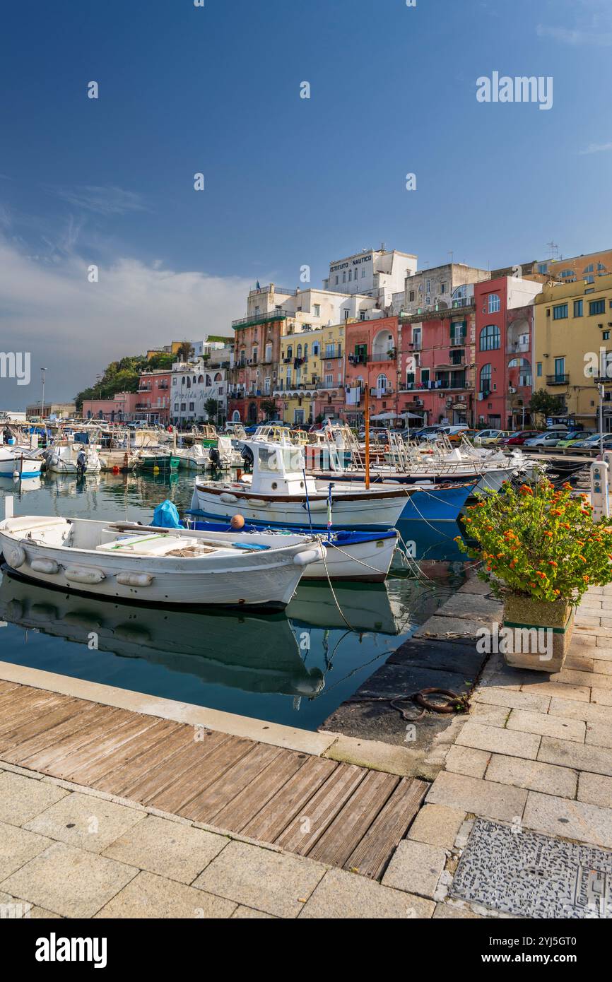Marina Grande, Procida, Campania, Italien Stockfoto