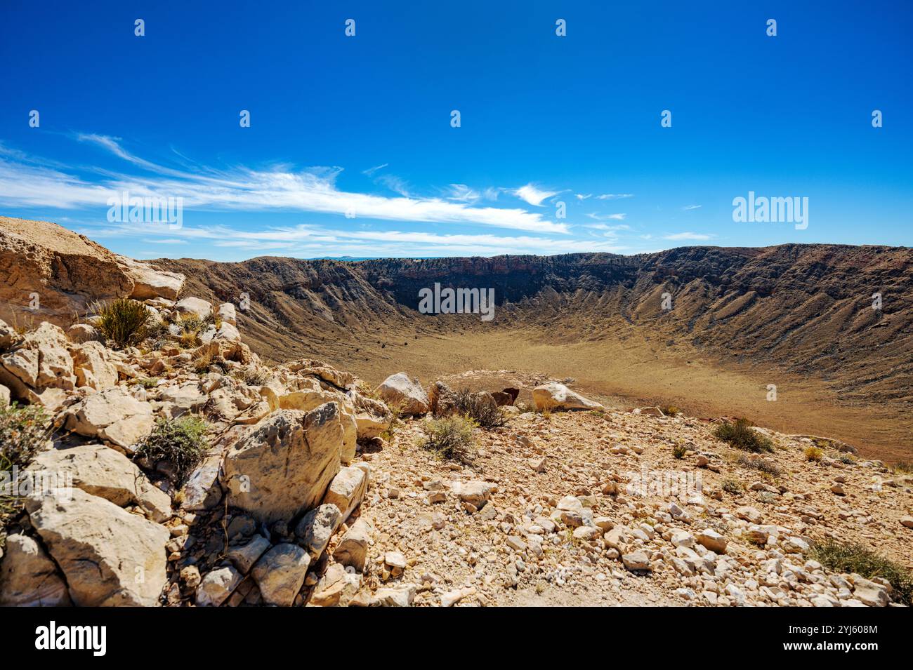 Meteor Crater & Barringer Space Museum; Winslow; Arizona: USA Stockfoto