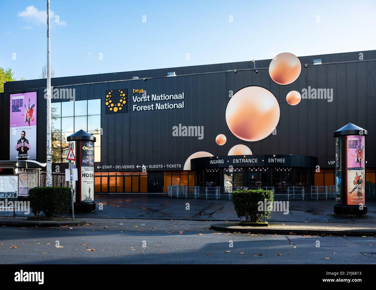 Konzert- und Aufführungssaal des Forest National in Forest, Brüssel, Belgien, 11. November 2024 Stockfoto