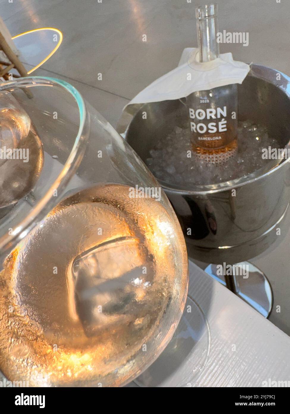 Ich gehe raus für einen drin - Smartphone-aufgenommenes Stockfoto