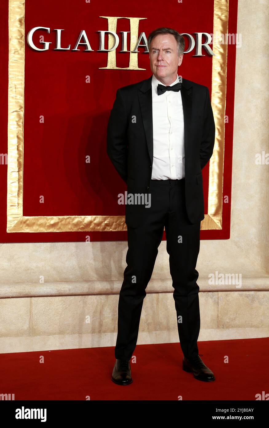 London, Großbritannien. November 2024. David Scarpa nimmt an der „Gladiator II“ der Royal Film Performance und Global Premiere im odeon Luxe in London Teil. Quelle: SOPA Images Limited/Alamy Live News Stockfoto