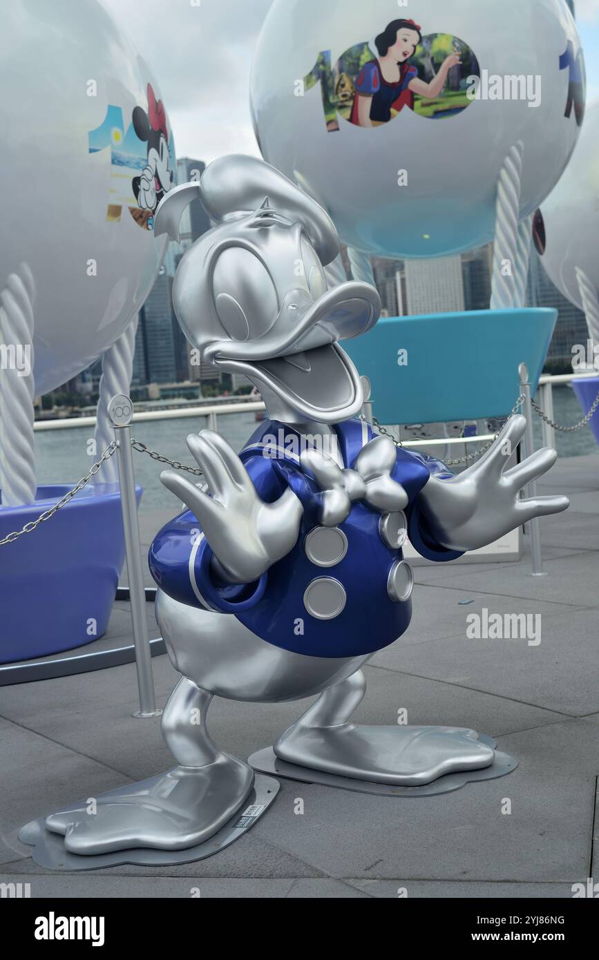 Donald Duck in Disney 100-jähriges Jubiläum Stockfoto