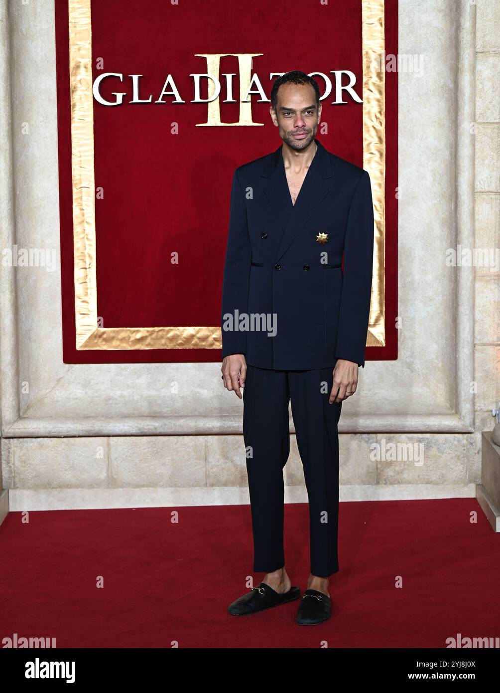 LONDON, GROSSBRITANNIEN. November 2024. „Gladiator II“ die Royal Film Performance und globale Premiere im ODEON Luxe, Leicester Square in London, Großbritannien. (Foto von 李世惠/siehe Li/Picture Capital) Credit: Siehe Li/Picture Capital/Alamy Live News Stockfoto