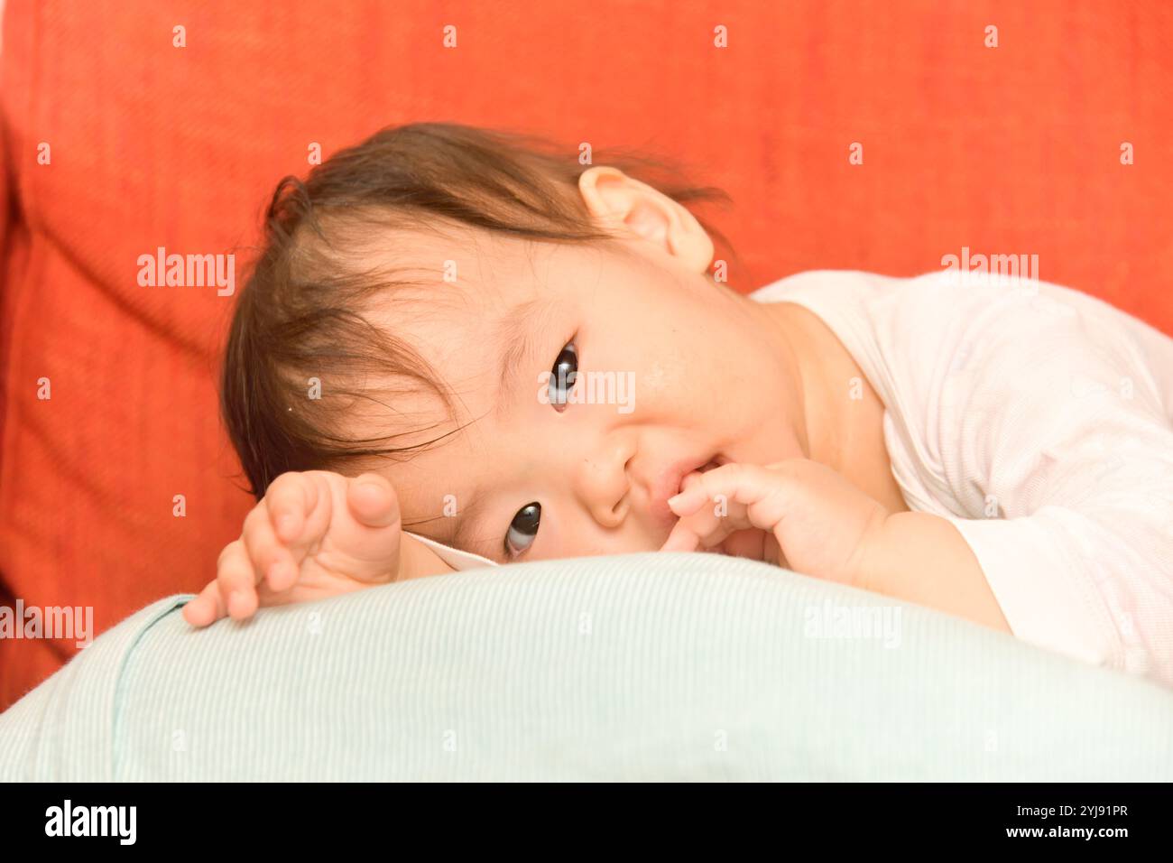 Schlafende Säugling Stockfoto