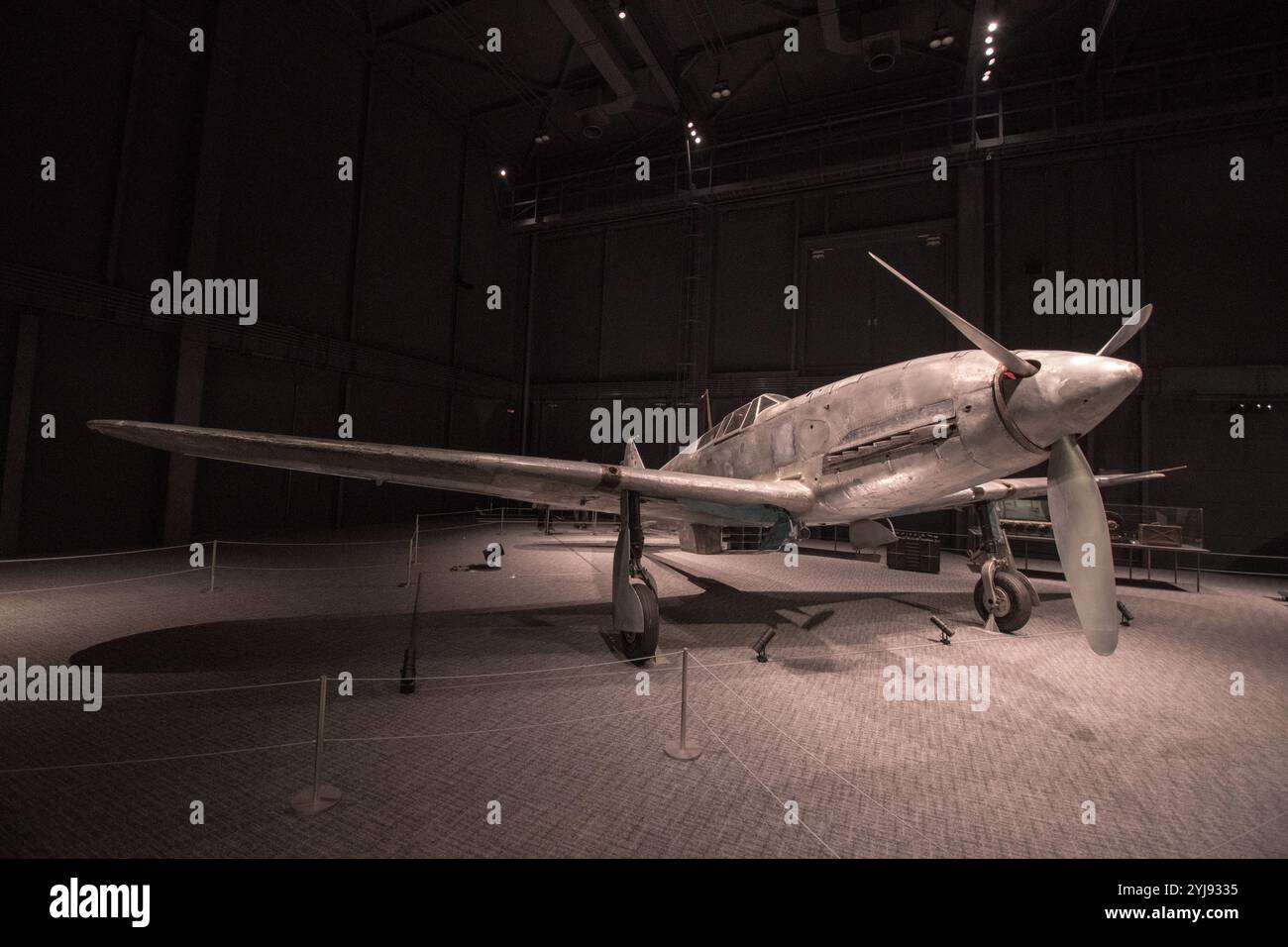 Fliegende Schwalbe Kawasaki Ki-61 Typ 3 Jagdflugzeug Stockfoto